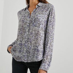 Rails Josephine Shirt | Blue Reptile | Size XL